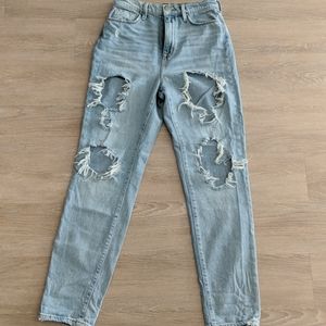 BDG Destressed Mom Jeans